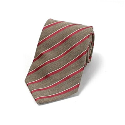 Authentic Mattabisch Silk Necktie Striped Pattern Used A Rank Mattabisch |