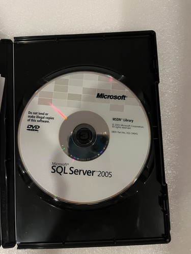 Microsoft SQL Server 2005 Standard Edition CD-ROM with Product Key & 5 CAL - Photo 3/4