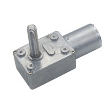 DC6-24V JGY370 Turbo Worm Metal Caja de cambios Motor de engranaje de reducción M8x33 Eje de tornillo