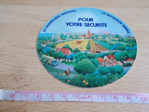 Autocollant GENDARMERIE