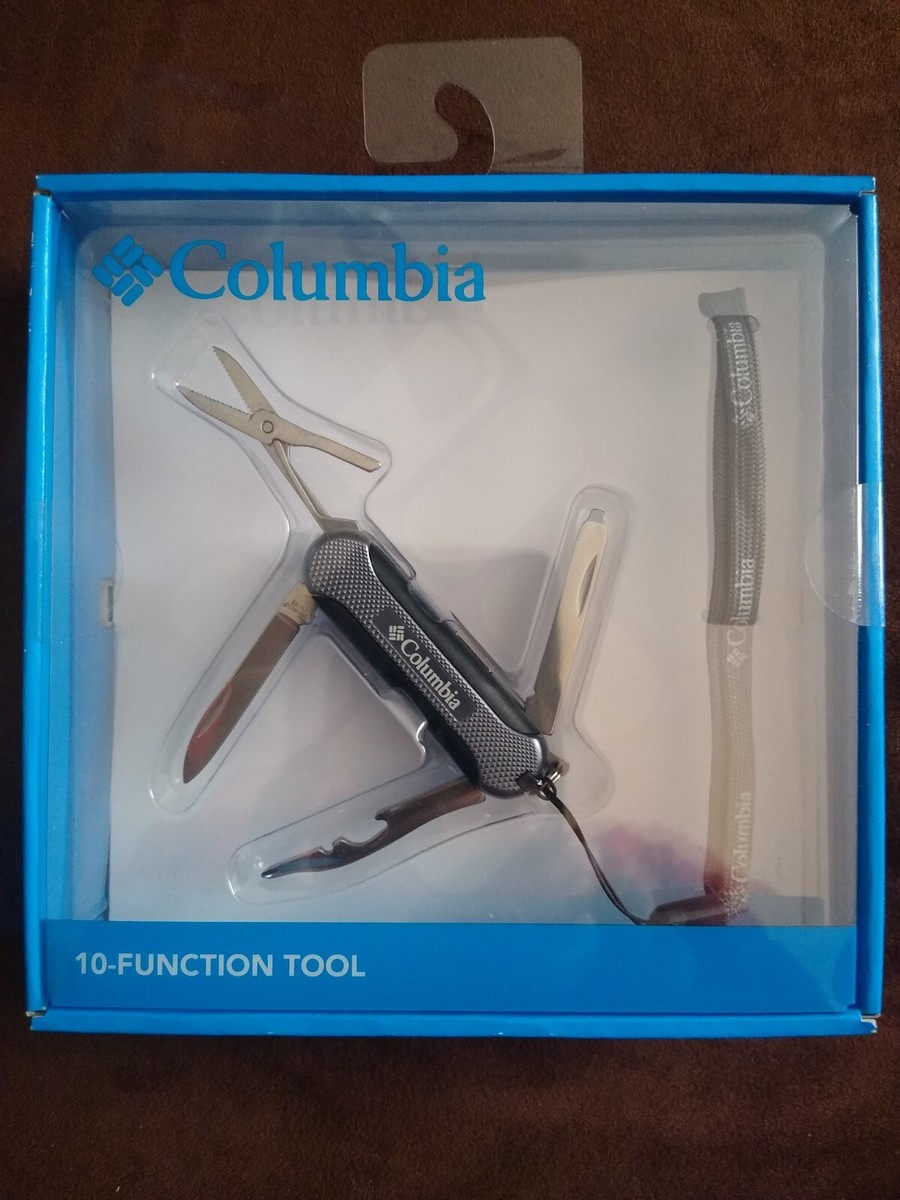 Columbia 10-Function Tool- Knife, Scissors, LED Light, etc. Brand