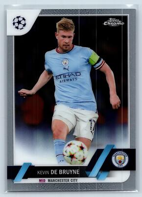 Kevin De Bruyne 2023 Topps Chrome UEFA Manchester City #33 | eBay