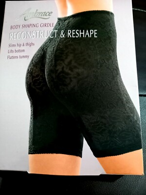 Ambrace Body Shaping Girdle Shapewear Black Size S Lifts Bottom Reshape Slim Hip