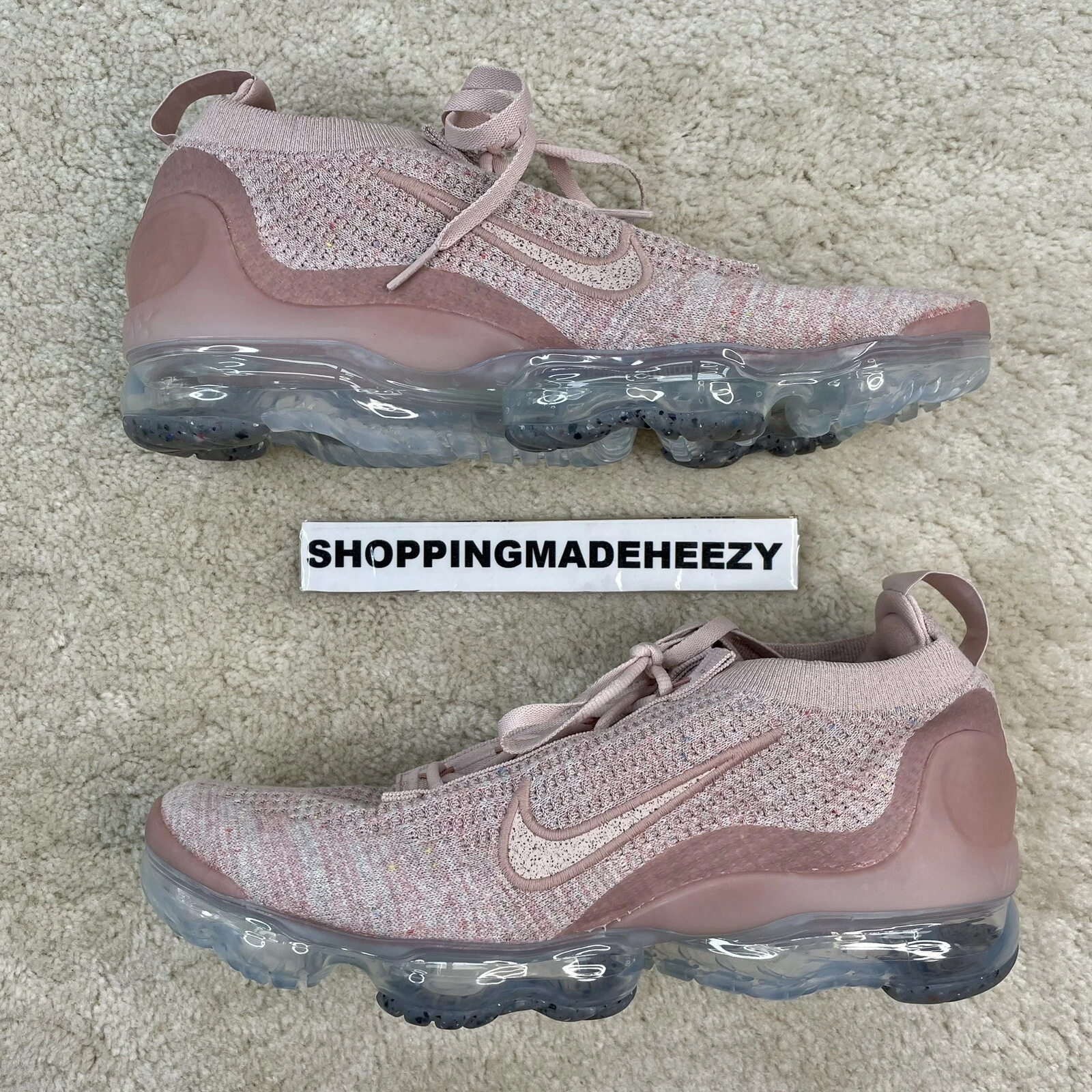 [Wm 12] NIKE AIR VAPORMAX 2021 FLYKNIT scarpe da corsa donna rosa Oxford