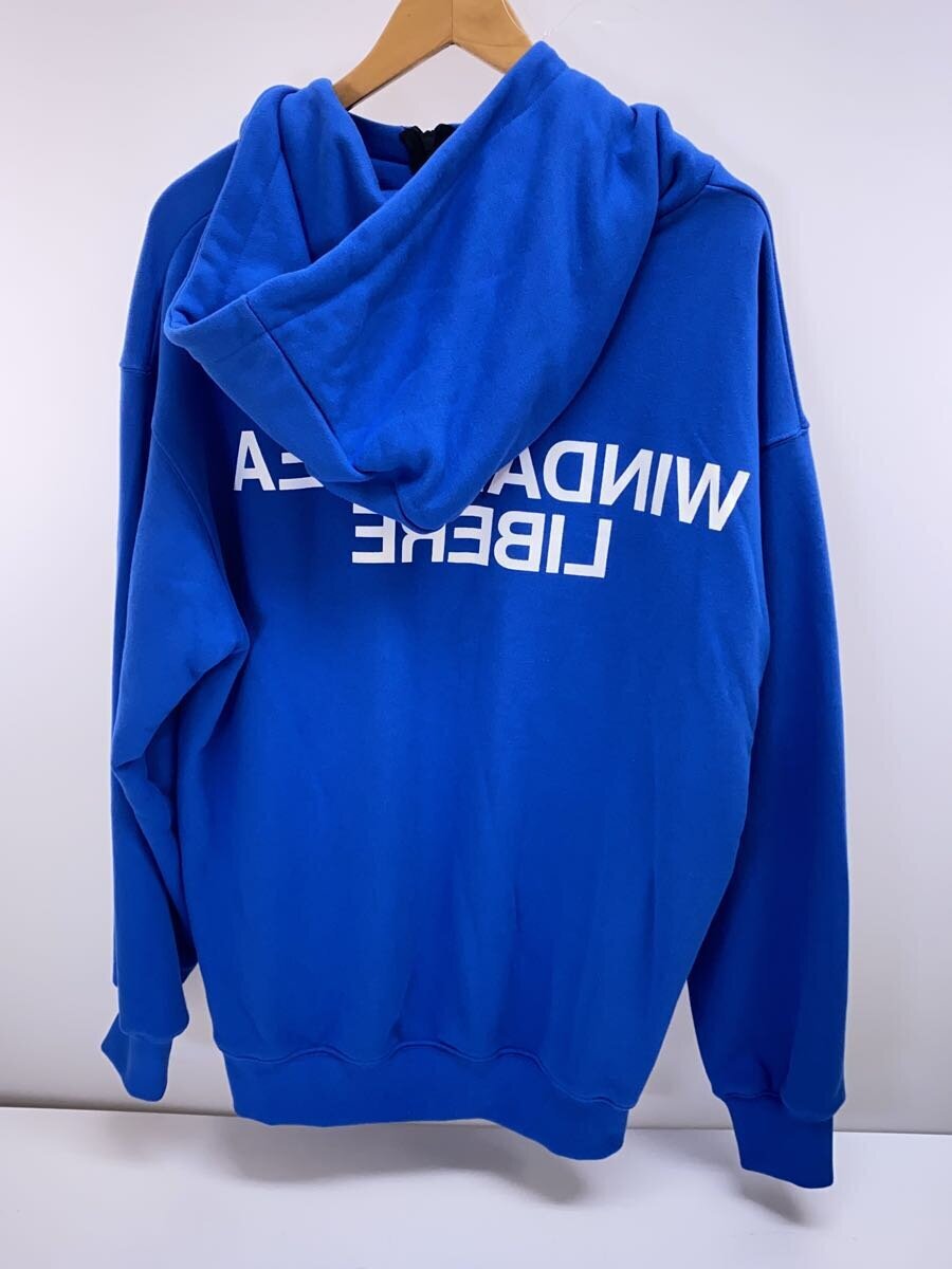 WIND AND SEA × LIBERE Hoodie L Cotton BLU Print Half Zip | eBay