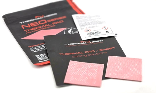 THERMAL HERO PREMIUM Wärmeleitpad  | 50x50x0.5mm | Hohe Kühlleistung | 2 Stück