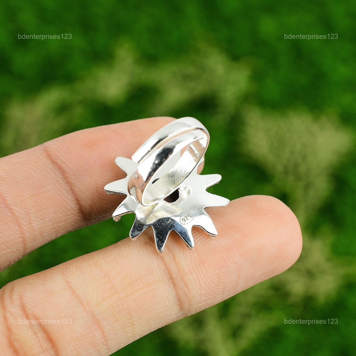 SILVER925 RHODONITE STONE RING/シルバー/リング SILVER925 RHODONITE STONE RING/シルバー/リングの通販 by よし