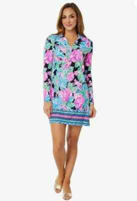 NWT Lilly Pulitzer Andrienne Dress Jaguar Jungle, Size M