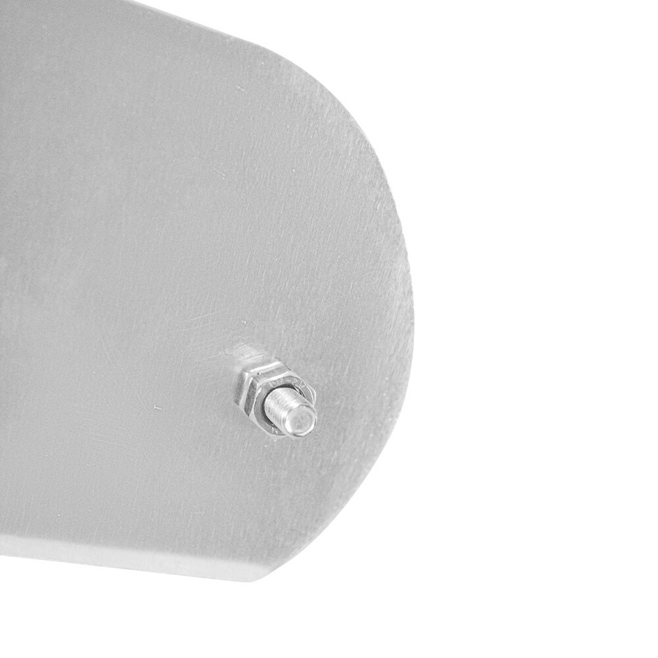 New Mud Flap Weight Semi Truck 24" X 4" Chromed 3 Stud For 24 - Foto 4