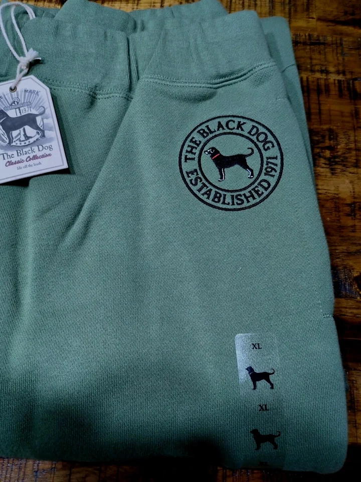 Черные мужские тренировочные штаны The Black Dog Martha's Vineyard размер XXL новые с бирками  - Изображение 2 из 4