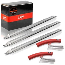 Motorcycle Tire Spoon Iron Lever Tool Changing Repair Bar Kit with Rim Protector