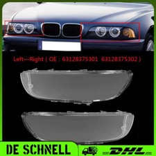 2x 63128375302 Scheinwerferglas Streuscheibe Abdeckung Für BMW 5er E39 96-03