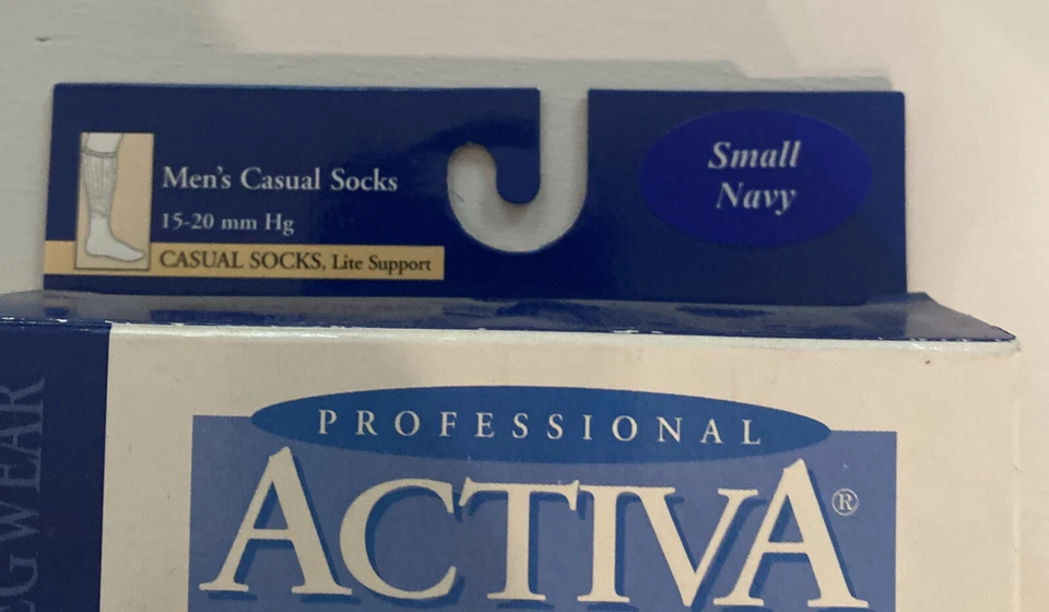 Calcetines de vestir Activa H3403 para hombre de microfibra firmes hasta la rodilla-negros pequeños 20-30 mmHg Foto 2 de 4