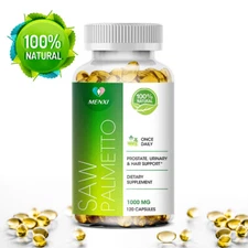Saw Palmetto 1000mg - Premium Prostate Health Support Supplement for Men Pills