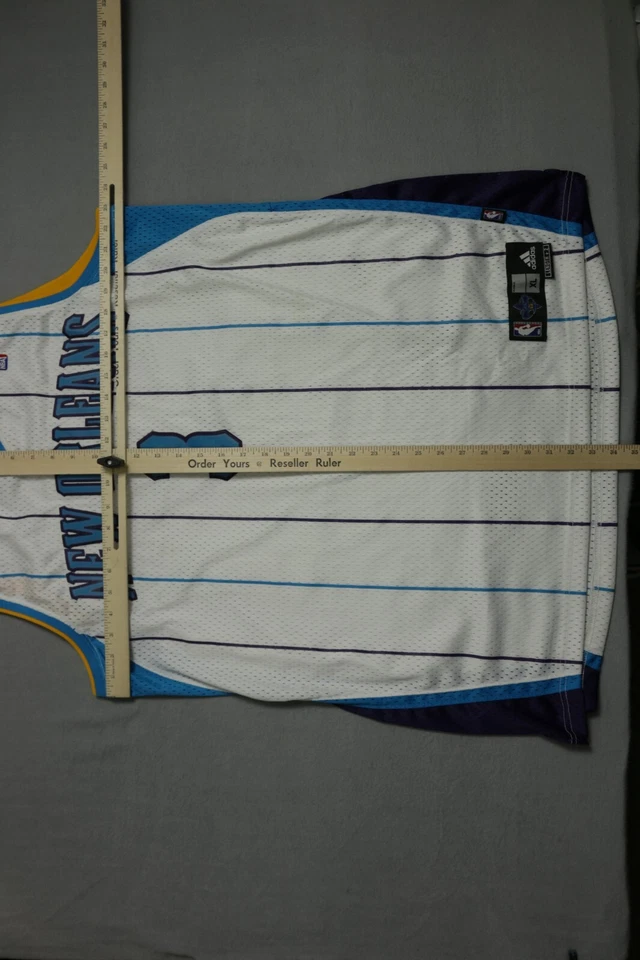 Vintage Adidas Chirs Paul New Orleans Hornets Jersey Mens XL Authentic Swingman - Image 4 of 4