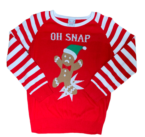 Holiday Ugly Christmas Sweater OH SNAP 