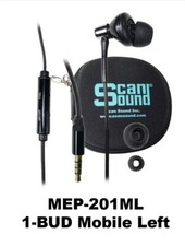 3.5mm 1-BUD Single Side Headset Wired Earbud Earphone One Ear Stereo Sound Left