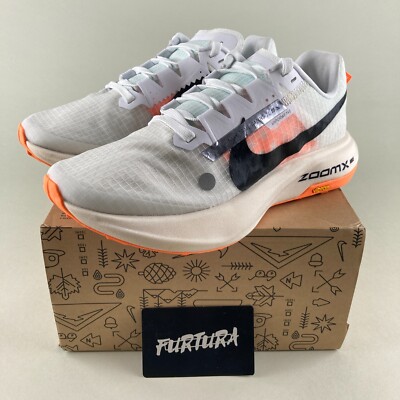 Nike ZoomX Ultrafly Trail White Orange DZ0489-100 Women's Size 6.5 Shoes #206B