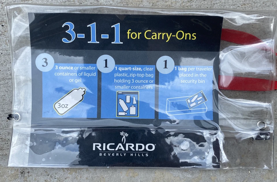 Bolsa de viaje Ricardo Beverly Hills 3-1-1 1 cuarto para llevar de mano Foto 2 de 3