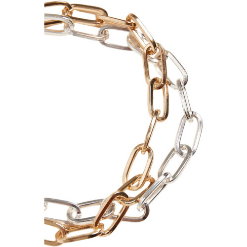 Urban Classics Bicolor Layering Bracelet braccialetto a maglie catena di ancoraggio - Foto 3 di 6