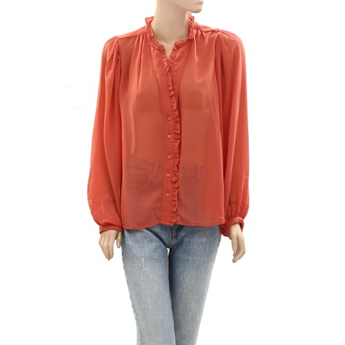 Blouse Romantique Blanche Sea New-York - Taille 36/38 (M) - Occasion