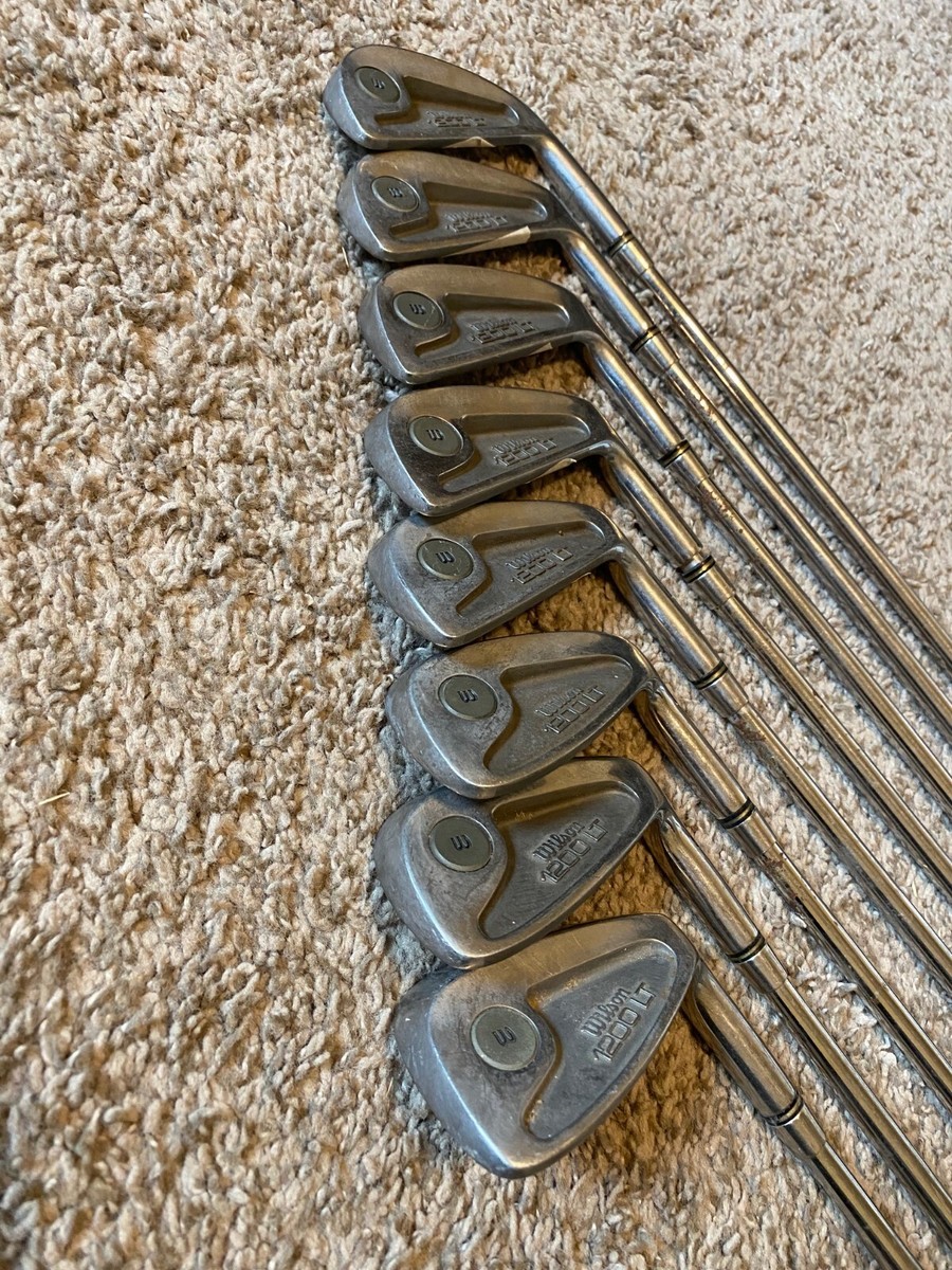 Wilson 1200 LT Golf Club Set Iron 3-9 and PW V2 R Flex (Set Wilson 1200 LT Golf Club Set Iron 3-9 and PW V2 R Flex (Set