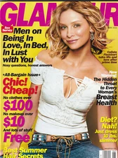 Glamour Mag Calista Flockhart Chic & Cheap June 2002 101819nonr