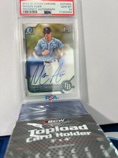 2022 Bowman Chrome Autographs #CPA-MA Mason Auer PSA 10 Tampa Rays