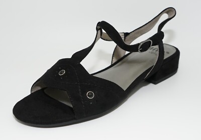 JANA Damen Sandalen Klettverschl. Riemchen Weite H schwarz Gr. 39 EU 