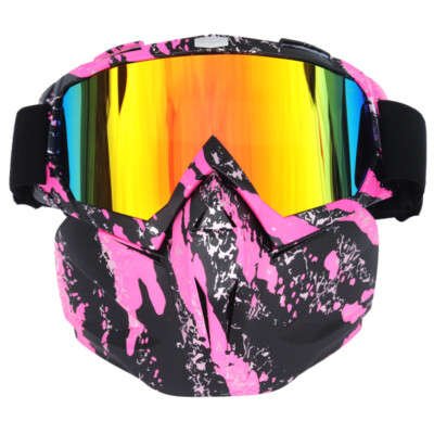 Detachable Goggles Safety Glasses Working Face Mask Shield Eye Protection Gear