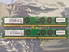 4GB 4x1GB Transcend 1GB 667MHz PC2 5300 240-Pin 1.8V DDR2 SDRAM U-DIMM