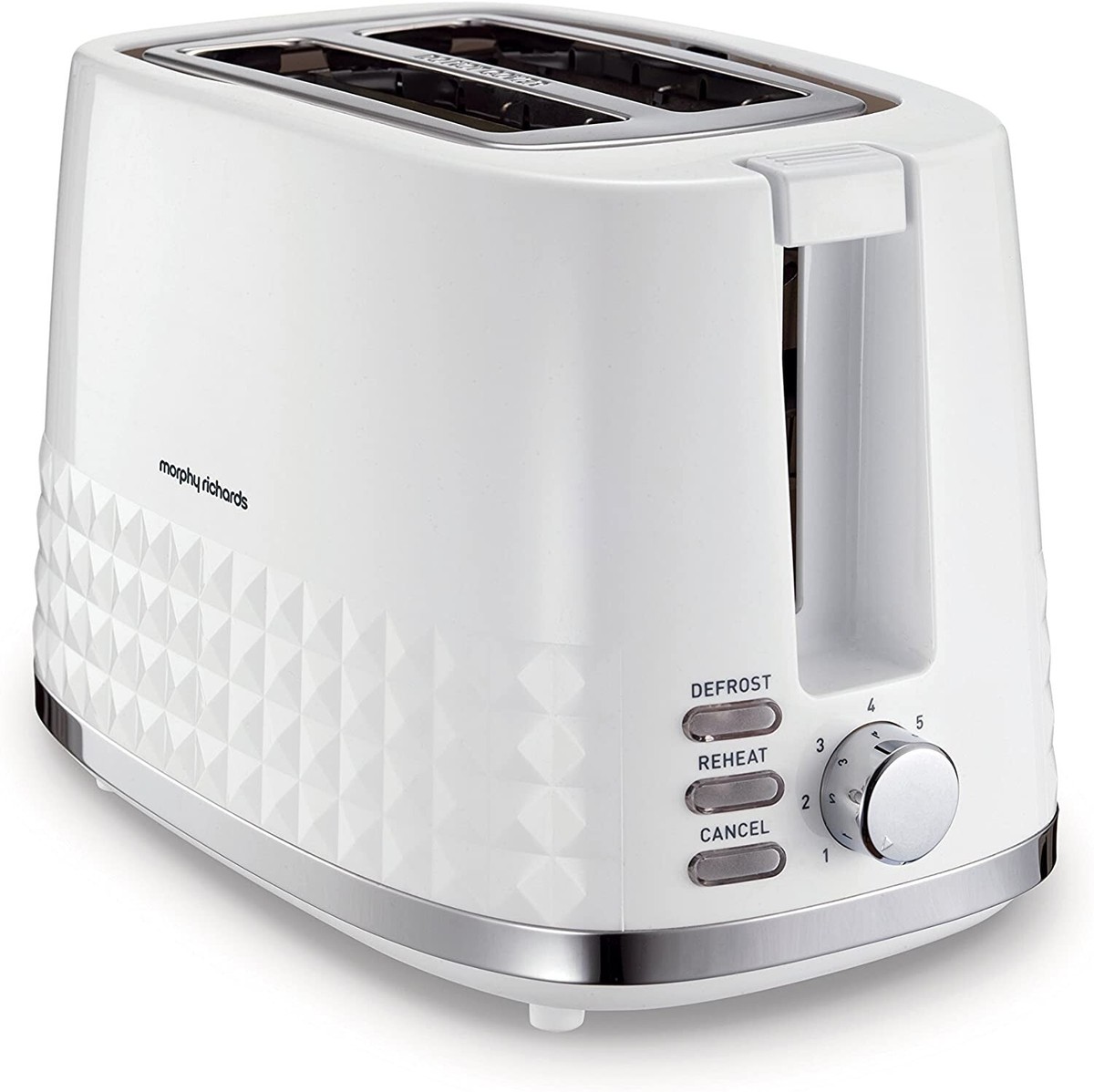 Morphy Richards Dimensions Slice Toaster 220023 White, 850 Watts