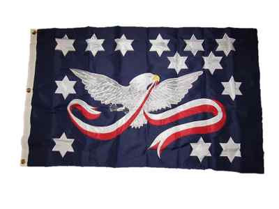 3x5 Embroidered Whiskey Rebellion 600D Nylon Flag 3'x5' Grommets Heavy Duty