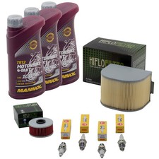 Set 3L Öl für Yamaha XJ 750 XJ 650 1980-85 Wartung Luftfilter Ölfilter Zündkerze