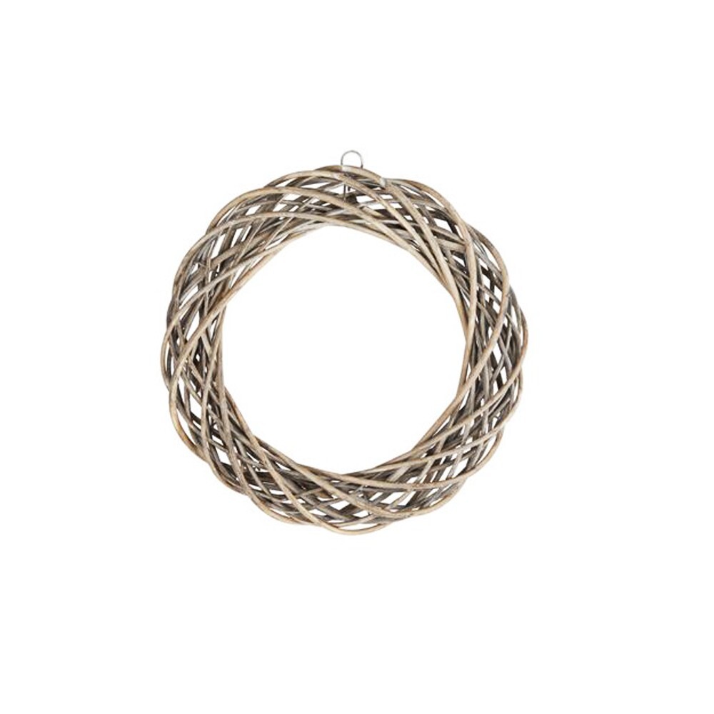 Vostok Natural Willow Wreath Base Grey Wash 30cm/12 Inches