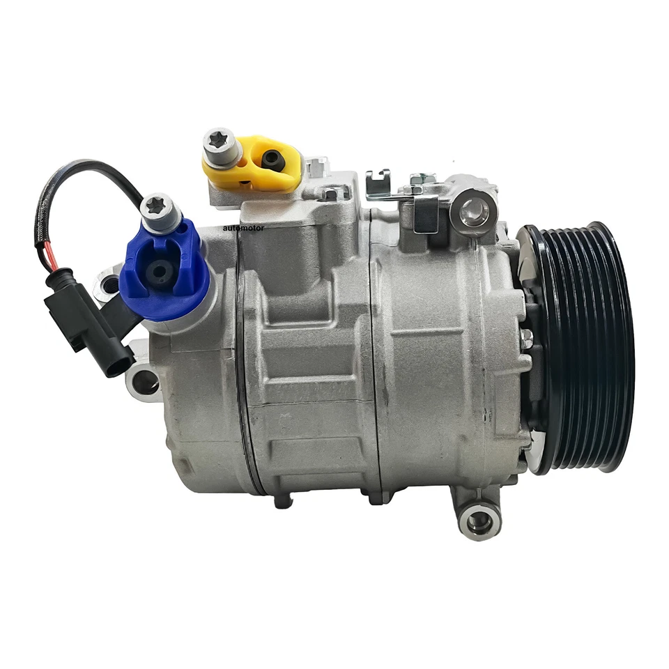 Compresor de aire acondicionado con 7 ranuras para BMW 135i 335i X1 Z4 135is 335is 335xi 335i xDrive Foto 2 de 4