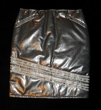 Lack Rock silber Cyber Techno Industrial Größe M