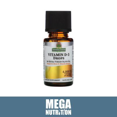 Nature's Answer Vitamin D-3 Tropfen 4000 IE 0,5 - 15ml | Unterstützt das Immunsystem