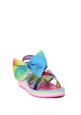 Nickelodeon Girls Size 4 Jojo Siwa Colorful WIth Bow Swirl Sandal