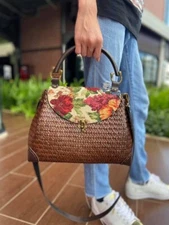Hand Weave Purse with Sholder Strap