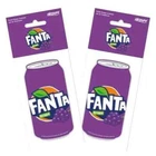 2 x Fanta Fizzy Drink Can Car Air Freshener Freshner Fragrance Scent - Grape STL