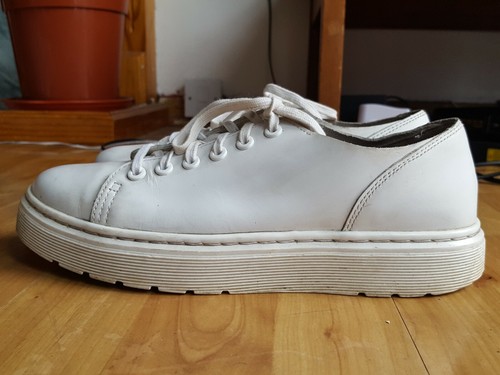 Dr Martens White Dante Lace Up shoes UK 7, EU 41 - Picture 5 of 9