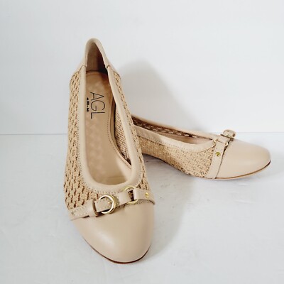 New AGL Monica Cap Toe Ballet Flat ,Size 9,5 