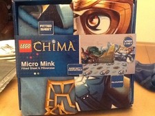 New lego Chima twin size fitted sheet pillow case set