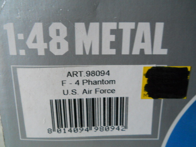 Armour Collection Franklin Mint F-4 Phantom U.S Air Force 1:48
