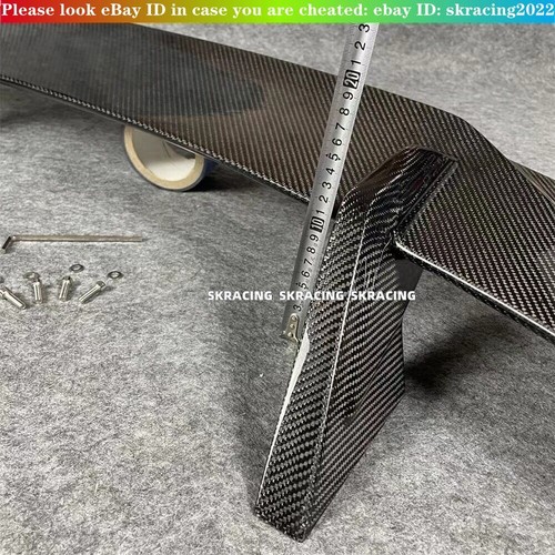 FOR 2018-2022 AUDI B9 A5 S5 RS5 SPORTBACK REAL CARBON FIBER TRUNK SPOILER WING - Picture 13 of 24