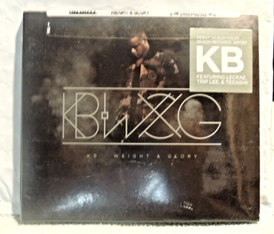KB Weight & Glory NEW CD Christian Hip Hop Feature Lecrae, Tedashii, Trip Lee
