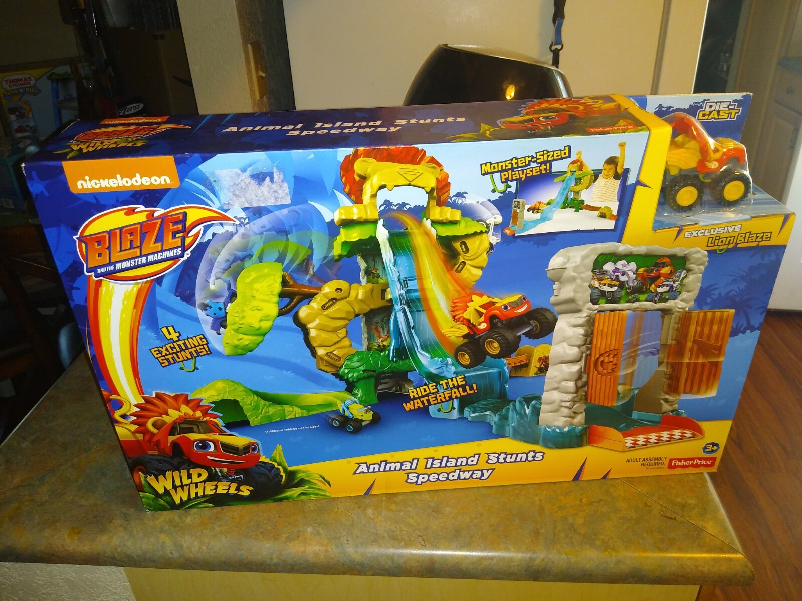 blaze and the monster machines animal island stunts speedway