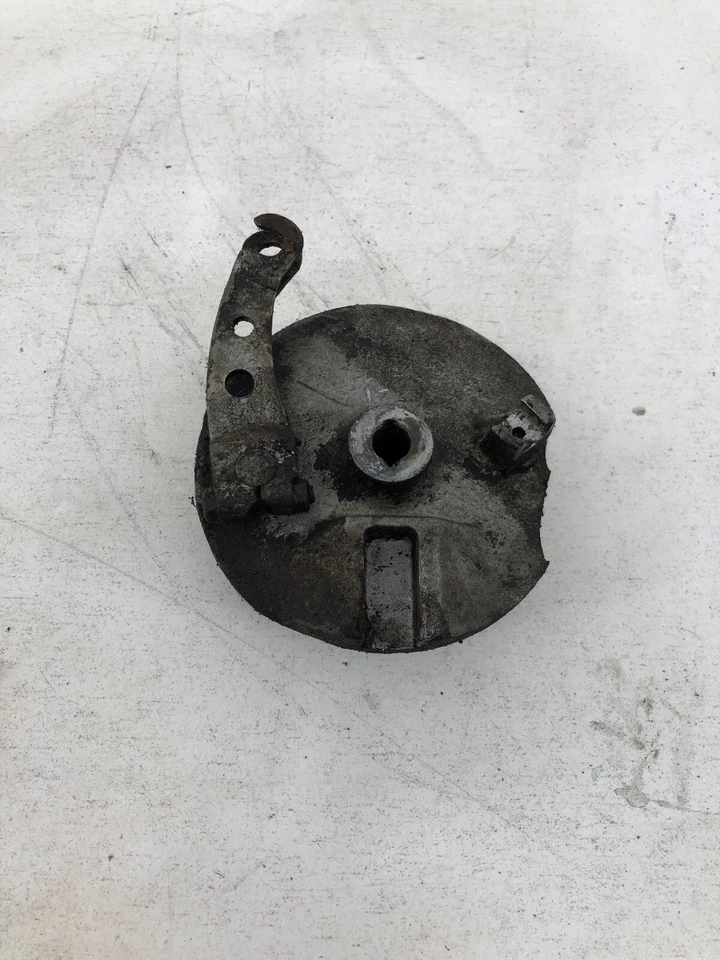 1986 Kawasaki KDX80 C3 OEM Front Brake Backing Plate Drum Brake Back Up Flange - Image 2 of 2