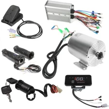 60V 2500W Brushless Electric Motor Kit Controller For Bicycle ATV Quad E Bike